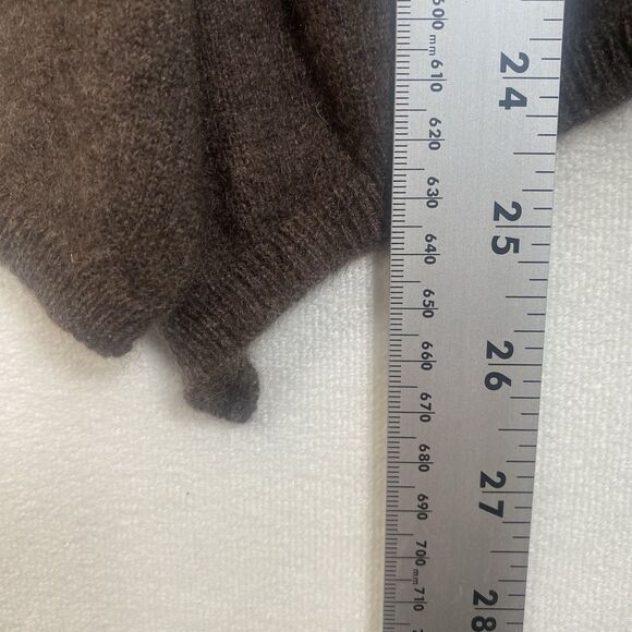 Fenn Wright Manson 100% Cashmere Toggle Cardigan Sweater Brown Women’s Medium - Picture 9 of 10